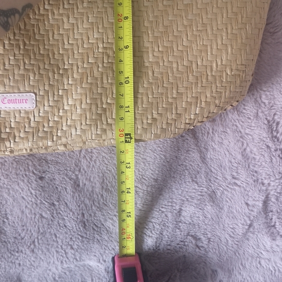 Juicy Couture • Woven Straw Beach Tote Bag NWT - Picture 4 of 6
